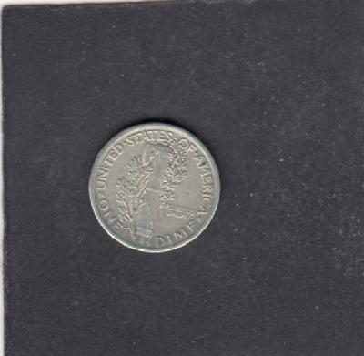 Beschrijving: 1 Dime MERCURY
